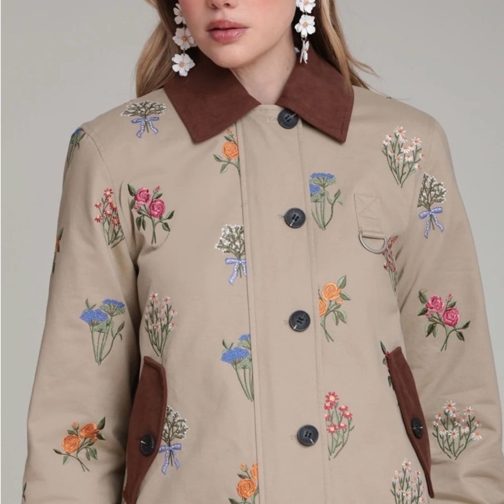 Embroidered Cotton Utility Jacket

AVEC LES FILLES - Picture 4 of 7
